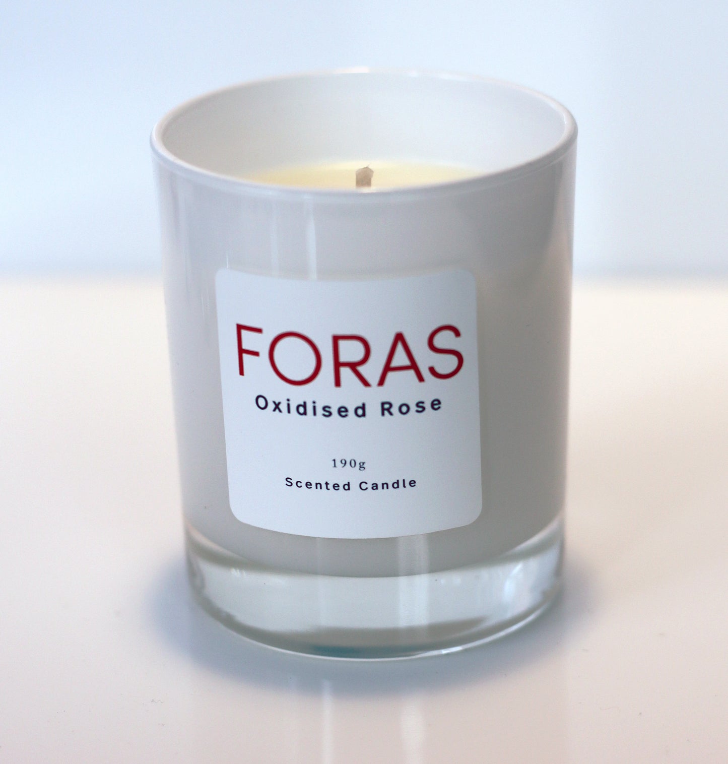 Oxidised Rose Candle