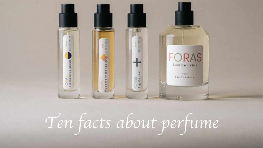 Ten curious facts about perfume